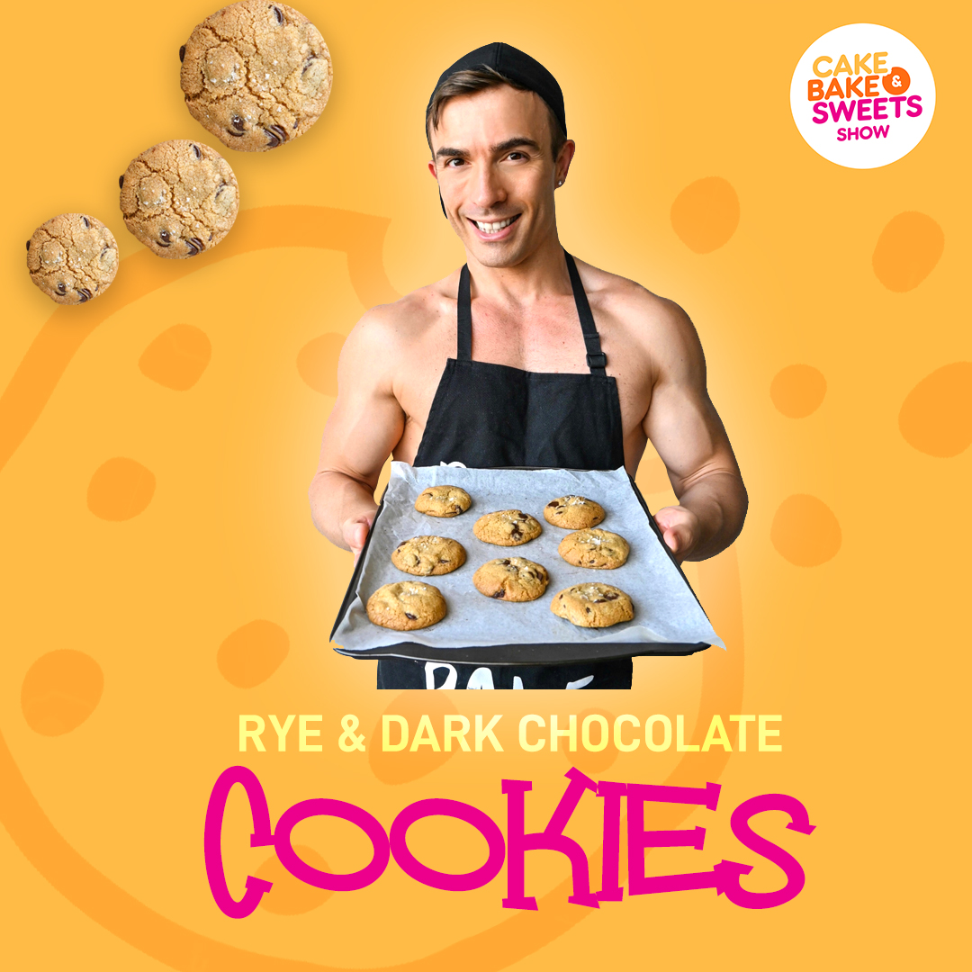 Love Baking Club Rye & Dark Chocolate Cookies