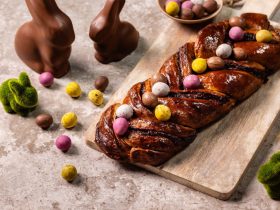 Easter Bread With Chocolate Swirl